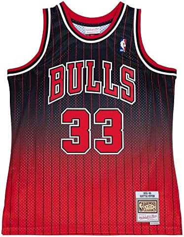 Mitchell & Ness Mens Fadeaway ScOop replika replika košarkaški atletik - crna, crvena