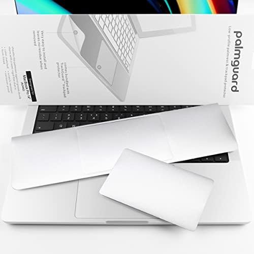 Batianda TrackPad Cove kože Kompatibilan je s MacBook Pro 14 inčni model A2442 M1 PRO / M1 max, pola tjelesne palme za palve, srebrom