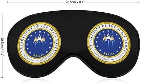 SAD SpaceForce Spavaća maska ​​za oči za oči sa podesivim kaišem za povezivanje za prijevoz aviona