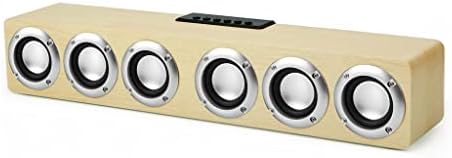 ZLXDP drveni stoni zvučnik Bluetooth HiFi muzički plejer drvena zvučna traka 20w snažan Stereo Kućni Bežični zvučnik