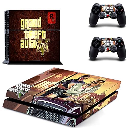 Za PS4 PRO - Game Grand GTA krađe i Auto PS4 ili PS5 kože naljepnica za PlayStation 4 ili 5 konzola i kontroleri Decal Vinyl DUC-5286