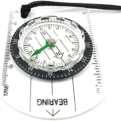 Sawqf Vanjski kamp planinarenje Prozirni plastični kompas kompas proporcionalni otisak travera Vojne alate za vojno-kompas Travel