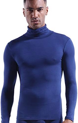 Outeikia muške lagane termičke majice modalni osnovni sloj Turtleneck pulover dugih rukava
