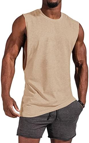 Gafeng muns Workout Cisterna vrhova mišića odsječena majica bez rukava bez rukava pamučna majica