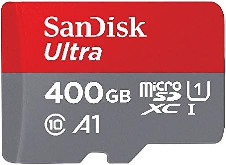 SanDisk 400GB Ultra Micro SDXC memorijska kartica radi sa Samsung Galaxy A7, A9 mobilni telefon UHS-I klase 10 paket sa svime osim