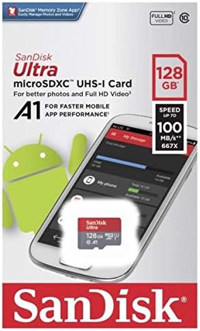 SanDisk 128GB SDXC Micro Ultra paket memorijskih kartica radi sa Motorola Moto G6, G6 Play, G6 Plus, G6+ Plus sve osim Stromboli Combo