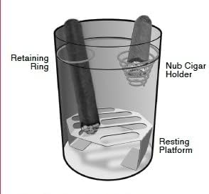 Putni izlet Ashtray Can Prijenosni cigaretni za cigareta za cigareta pepeljara se uklapa u držač za čašu iz F.E.S.S.S.