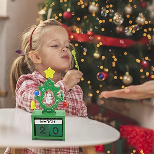Božić ukrasi drvena stabla kalendar odbrojavanje dječijih božićnih poklona Desktop ukrasi zahvalnosti dekoracije