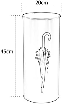 Xiangwen Metal Moderni okrugli kišobran stalak, kišobran i držač za hodanje, sa 4 kuke, za kuću, ulaz, ured