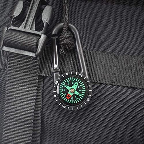 Azeeda 'wapy cat' Compass Keyring