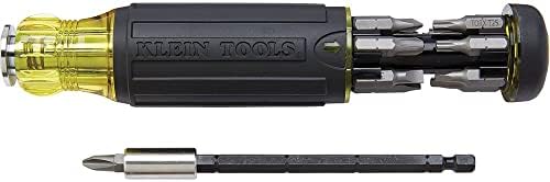 Klein Tools 32303 Multi-bitni odvijač/Matica, udar Nominalna 14-u-1 magnetni odvijač Set Phillips, prorezom, kvadrat, Combo, Torx