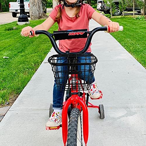 Doitool Kids upravljač korpa za bicikle dodatna korpa za bicikle metalna žičana korpa korpa za upravljač sa poklopcem metalna nosača