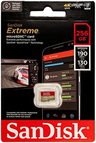 SanDisk Extreme 256GB MicroSD memorijska kartica radi sa DJI Drone serije Mavic 3 Classic V30 A2 4K UHD UHS-I Bundle sa svime osim