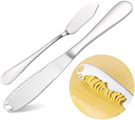 Oiulo nož za puter posipač i uvijač nož za sir, nož-3 u 1 Kuhinjski uređaji nazubljeni Nerđajući čelik,noževi za puter curler Slicer