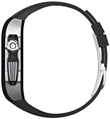 CNHKAU Najnoviji lagani karbonski karbonski fiber + fluororberni remen, za Apple Watch Reap remena 8/7/6/5/4, za IWATCH 44/45 mm satova