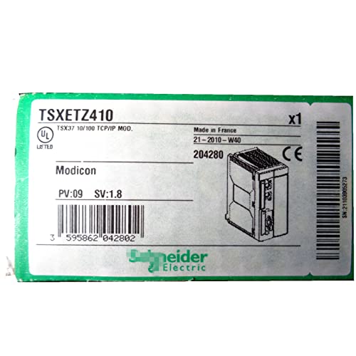 TSXETZ410 Ethernet sklopni modul TSXETZ410 zapečaćen u polju 1 godine garancija brz