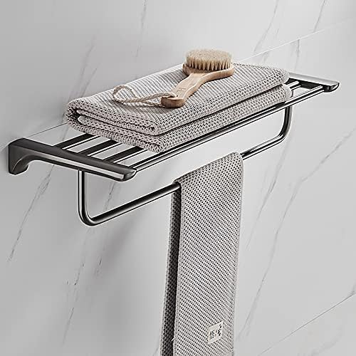 Ručnik ručnika police - 304 nehrđajući čelik s ručnikom, ručnik, ručnik za kupatilo / kuhinju, dužina 60cm