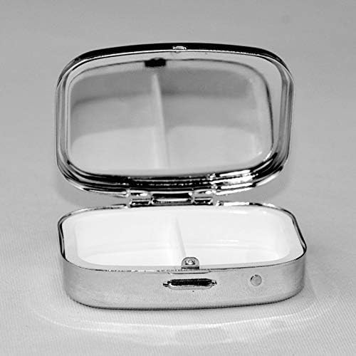 Bubanj Set Kvadratna Mini Kutija Za Pilule Organizator Metalnih Lijekova Za Putovanja Prenosiva Futrola Za Pilule