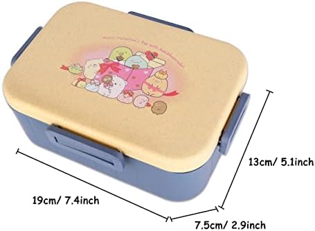 Soutrend Anime Sumikko Gurashi All-in-One Bento kutije Bijeli medvjed Tonkatsu Tokage Lizard Ručak kutija za ručak za hranu Voćne