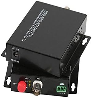 Guantai 1 Channel Digital Video Fiber optički pretvarač / pretvarači 1CH predajnik / prijemnik, FC, Singlemode 20km, za analogni CCTV