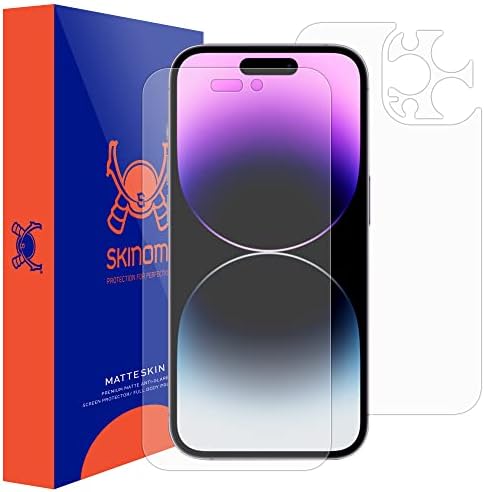 Skinomi mat zaštitnik za cijelo tijelo kompatibilan sa Apple iPhone 14 Pro Full Cover matte Skin Anti-Glare HD filmom