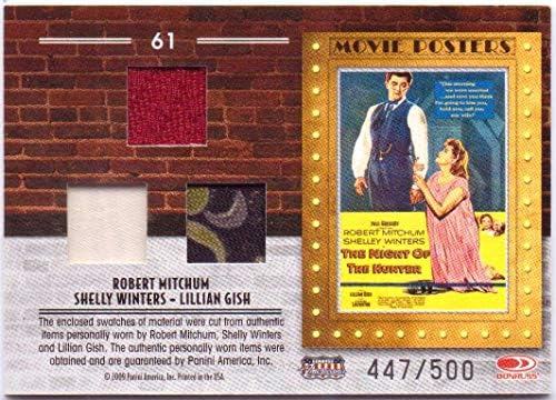 2007 Breygent Movie Posteri Lillian Gish, Robert Mitchum, Shelley Winters Film Nose Noćna kostim kartica 61-447 / 500 - Noć lovca