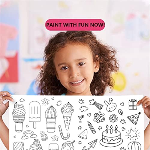 Dječji crtež crteći crtanje papira za bojanje papirnih listova za djecu, DIY slikanje papir za punjenje boja, rane obrazovne igračke