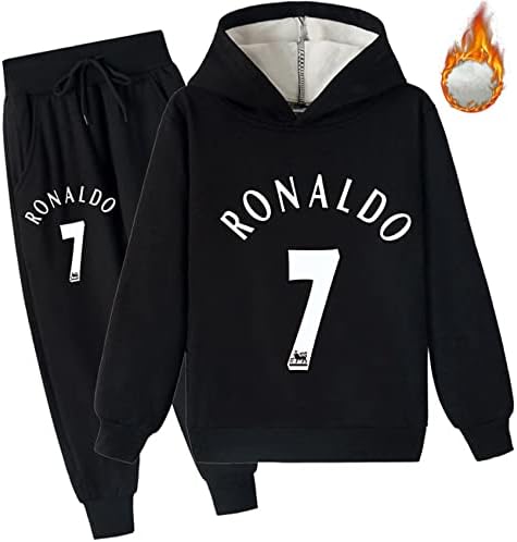 Zapis Kids Cristiano Ronaldo dukseri i dukserišta Set lagani dugi rukav set s kapuljačom set ležernog dukseva