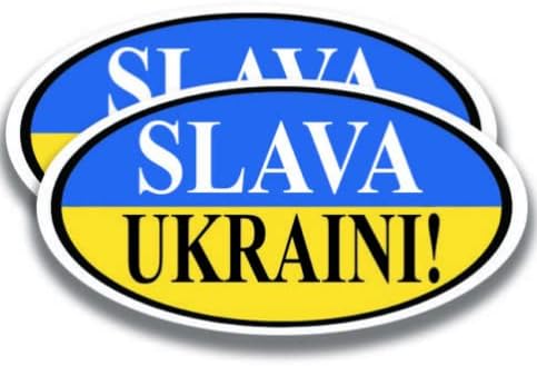 Kramer 2 PK Slava Ukraini Glory u Ukrajina naljepnica za auto vinil naljepnica naljepnica naljepnica naljepnica za vodu za kaciga