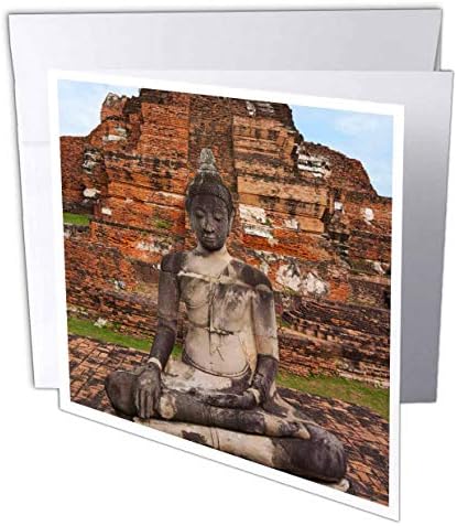 Wat Chaiwatthanaram, istorijski Park Ayutthaya, Tajland-čestitka, 6 x 6 inča, single
