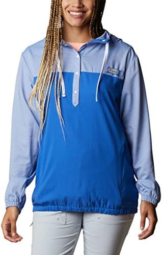 Columbia ženski standard Tamiami hoodie, živopisan plavi / bijeli, x-mali