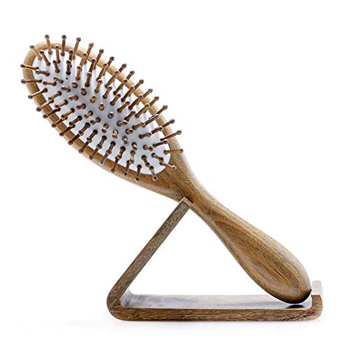 USRASTIE drveni češalj za kosu drvena četka za kosu prirodni češalj za masažu zračnog jastuka od sandalovine (zelena sandalovina)
