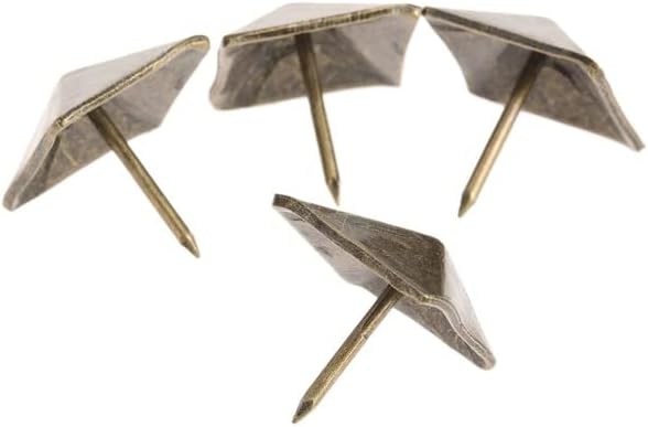 50kom dekorativna Tachas tapaciranje Tacks Bronze Antique Square tapaciranje noktiju klinovi kožni namještaj alati za kućni ukras