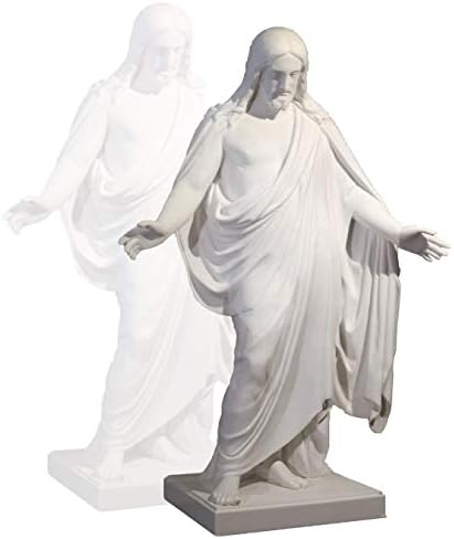 Jedan trenutak u vremenu S4 Christus statue 10 bijeli kultivirani mramorni ručno rađeni LDS CTR