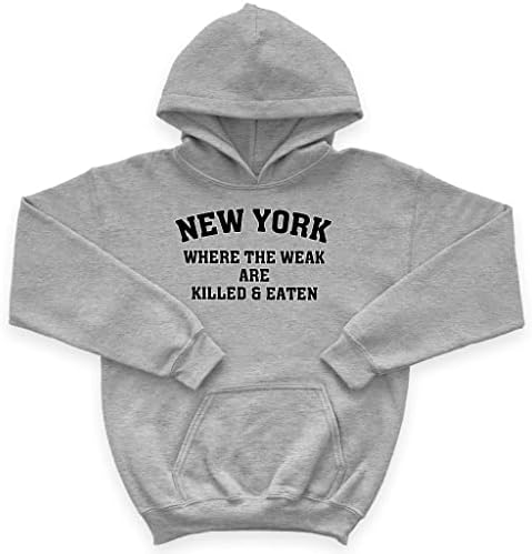 New York gdje su slabi ubijeni i jesti dječju spužvu Fleece Hoodie - smiješna dječja kapuljača - cool dizajn Hoodie za djecu
