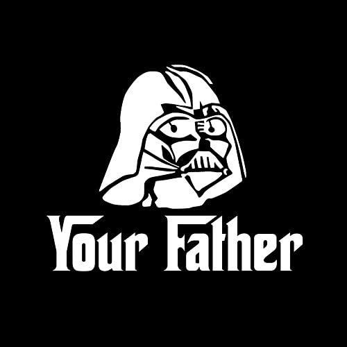 Smiješan Darth Vader Parody Tvoj otac 6 vinil naljepnica naljepnica