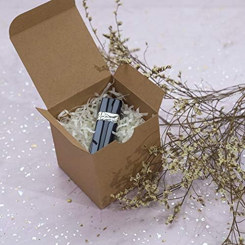 Geftol Mali smeđi poklon kutija 50 pakovanja 4 x 4 x 4 inča Preklopna kutija Lako sastavljanje papirnog poklon kutija za djeveruše