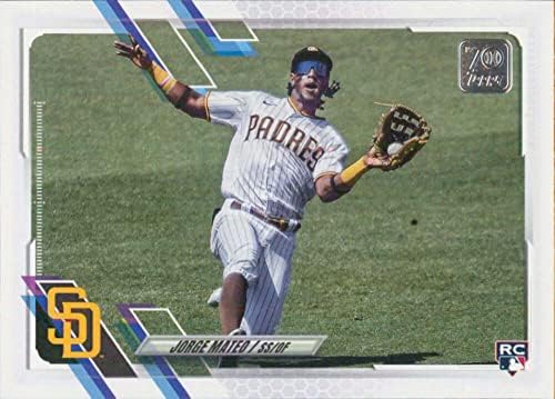 2021 Ažuriranje topps US210 Jorge Mateo RC Rookie Card San Diego Padres Official MLB bejzbol trgovačka kartica u sirovom stanju