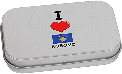 Azeeda 80mm 'I Obožavam kosovsku' metalnu kosiju / kutiju za odlaganje