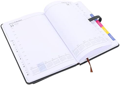 Nuobesty dnevnik 4 komada 2023 Planner Notebook dnevno planiranje 2023 Planer Notepad 2023 Daily Planer Calender Notepad A5 Time Roalter