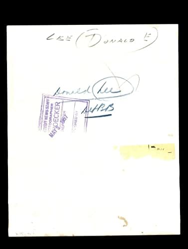 Don Lee potpisao je 1957 8x10 Detroit Tigers originalni autogram fotografija