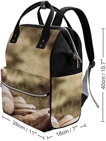 Retro bejzbol pelena ruksak stilski materinsku torbu višenamjenska vodootporna putovanja Staypack