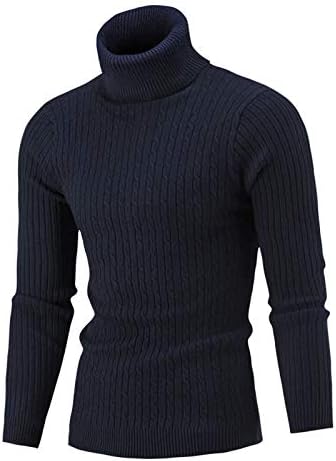 Odmor Zimske košulje s dugim rukavima Man Casual Crewneck majice Poliester Stretchy Comfy Solid Tops Muškarci