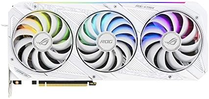 Asus Rog Strix Nvidia GeForce RTX ™ 3080 White OC Edition Gaming grafička karta (PCIe 4.0, 10GB GDDR6X, HDMI 2.1, DisplayPort 1.4A,