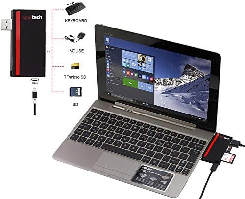 Navitech 2 u 1 laptop/Tablet USB 3.0/2.0 Hub Adapter/Micro USB ulaz sa SD / Micro SD čitačem kartica kompatibilnim sa ASUS ROG Strix Hero III 15.6 Inch