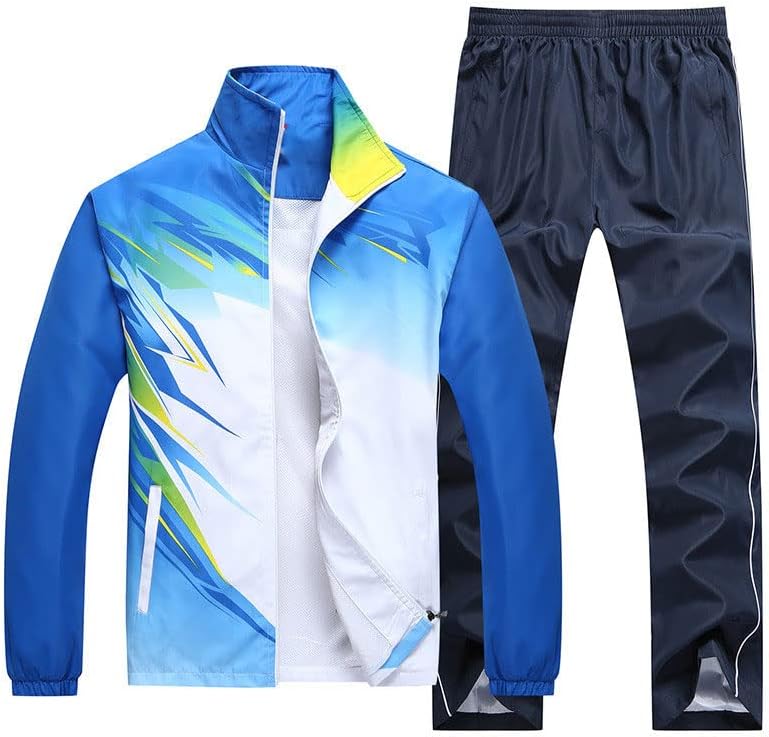 Muška sportska odjeća Spring Sets Sets Trening odijelo 2 komadna jakna + pant Young mužjak nose ležerna trenerka
