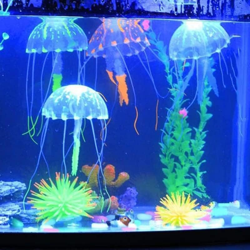 N / A umjetni ukras za akvarijske Meduze dekor užareni efekt dekoracija akvarija za ribe vodene potrepštine za kućne ljubimce Kućni