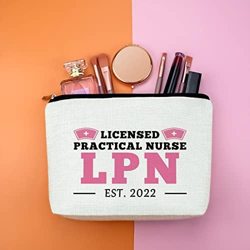 Licencirana praktična medicinska sestra za šminku za šminku za LPN poklon kozmetička torba za prvenstvena medicinska sestra poklon