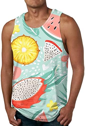 Bmisegm Summer Tshirts Shirts for Men Mens Summer Fashion Casual Beach Seaside Digital 3D Printed Tshirts For Men Pack