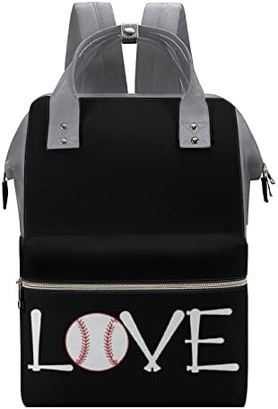 Love Baseball Baseball Bager ruksak vodootporna mama ruksak velikih kapaciteta